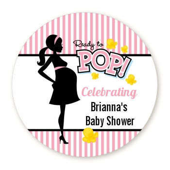 Ready To Pop Pink - Personalized Baby Shower Table Confetti