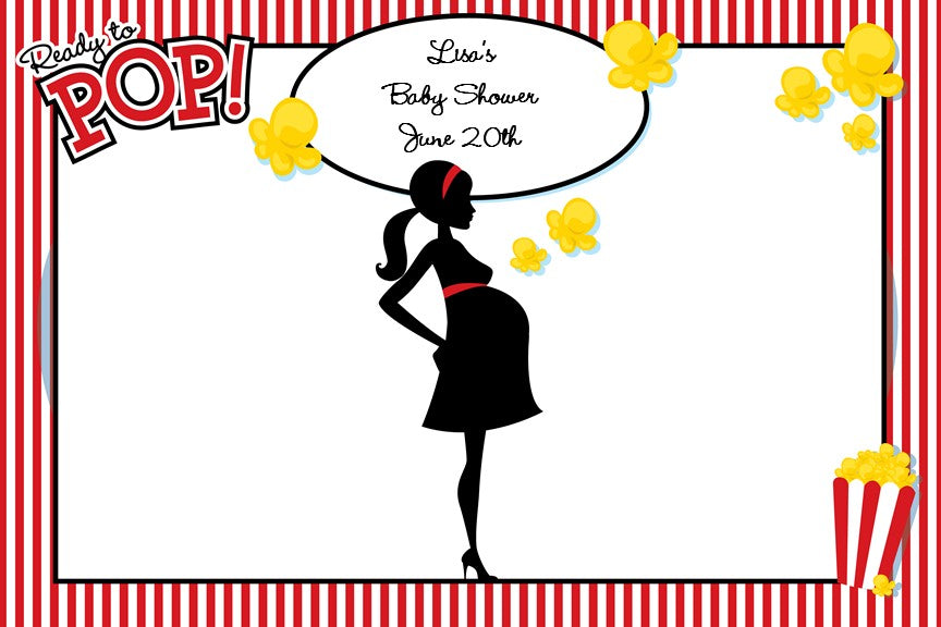 Ready To Pop - Personalized Baby Shower Placemats