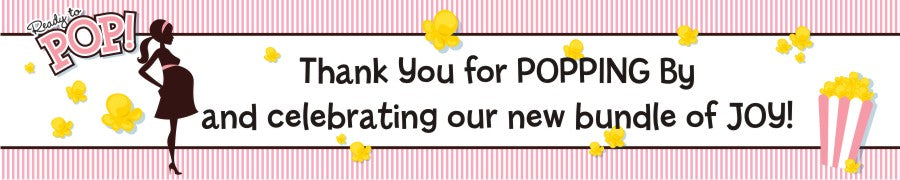 Ready To Pop Pink - Personalized Baby Shower Banners