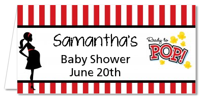 Ready To Pop - Personalized Baby Shower Place Cards